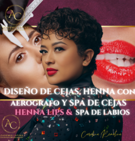 Diseño De Cejas, Henna Con Aerógrafo, Spa De Cejas, Henna Lips Y Spa De Labios