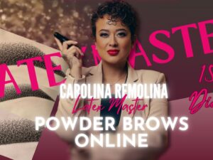 Latex master powder brows cover