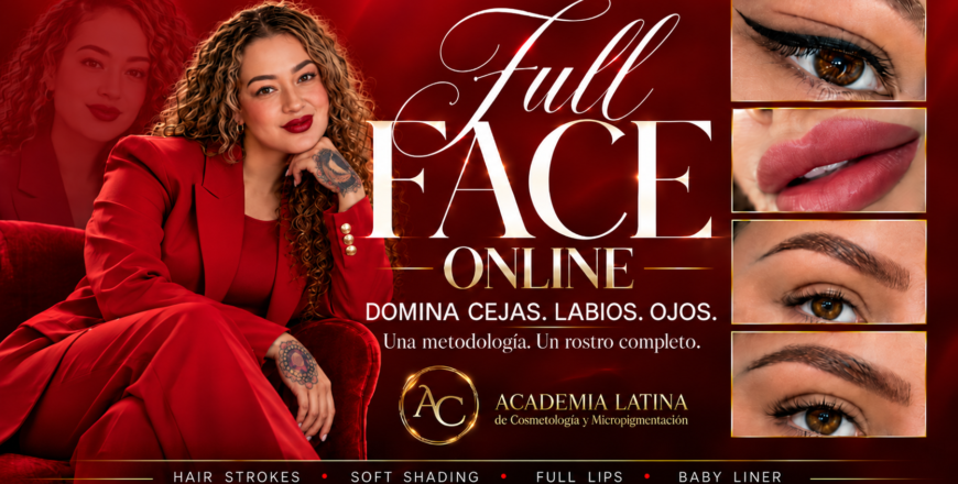 Campaña Full Face en Rojo y Oro